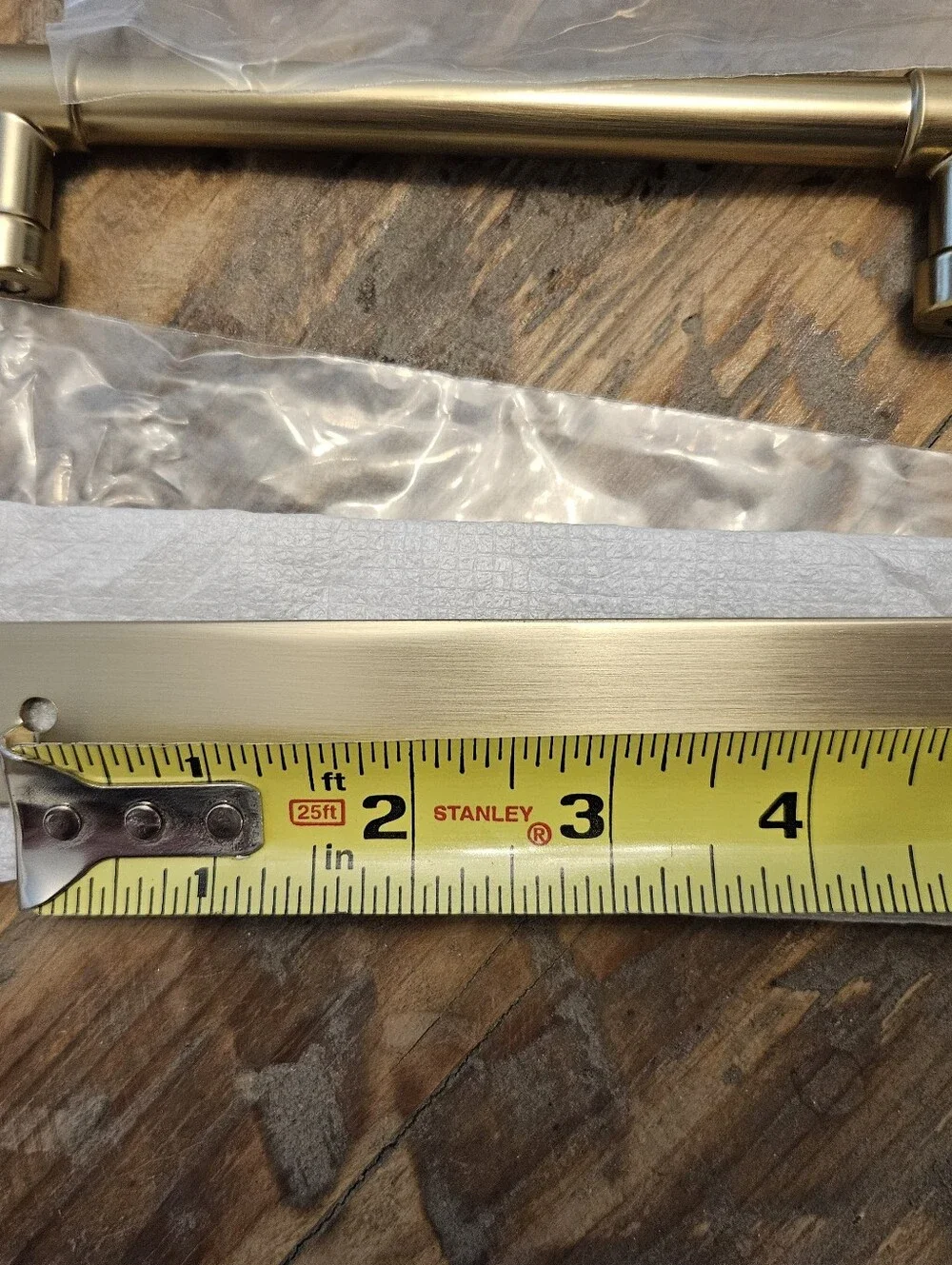 Brushed Brass Drawer Pulls - Gold Cabinet Handles (Set Of 4)